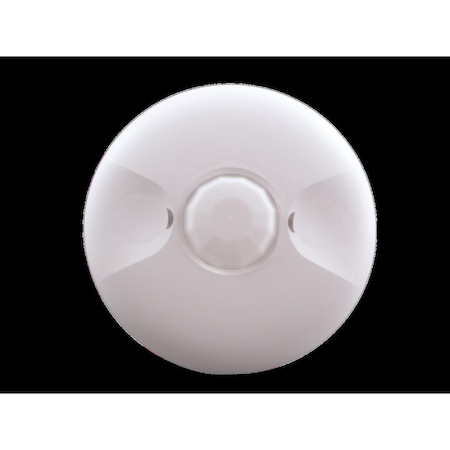 Nicor Lighting 4.5 in. 360 deg Line Voltage Ceiling Occupancy Motion Sensor, White COS360WH